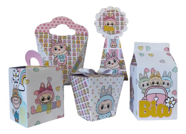 Kit 30 Cxs Personalizadas - Labubu Exclusivo