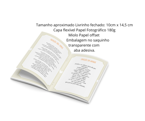 10 LIvrinhos Orações P/ Lembrancinha Eucaristia Menina 1 - Image 3